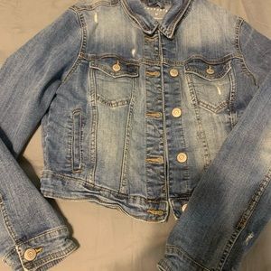 Super cute fitted jean jacket! Aeropostale size M
